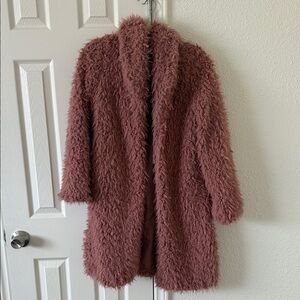 Wild Fable Mauve Teddy Sherpa Jacket
